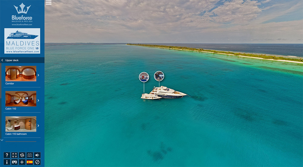 virtuell tour liveaboard blue force fleet tauchsafaris