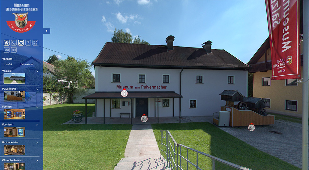 panoramafotografie 360 VR Touren virtuelle touren museum galerie 